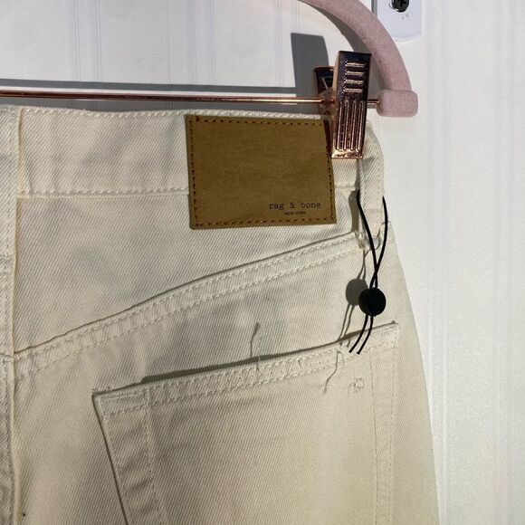 NWOT Rag & Bone cream jeans Sz 26 - Picture 7 of 7
